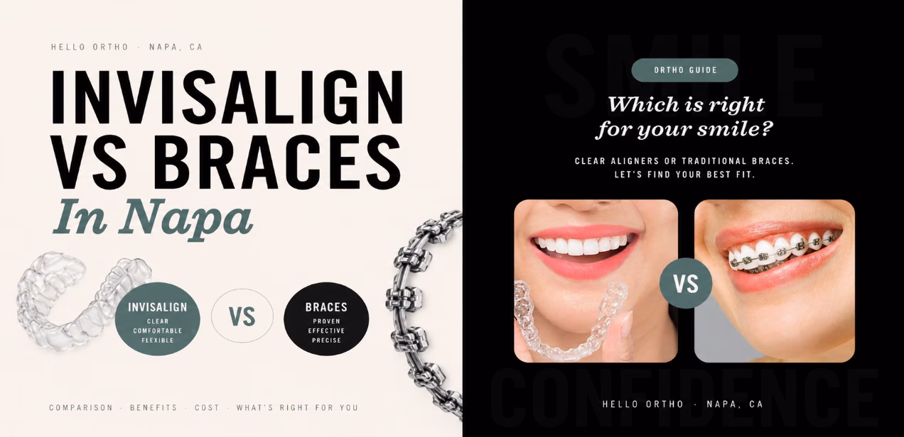 Invisalign vs Braces in Napa - Which is right for your smile?